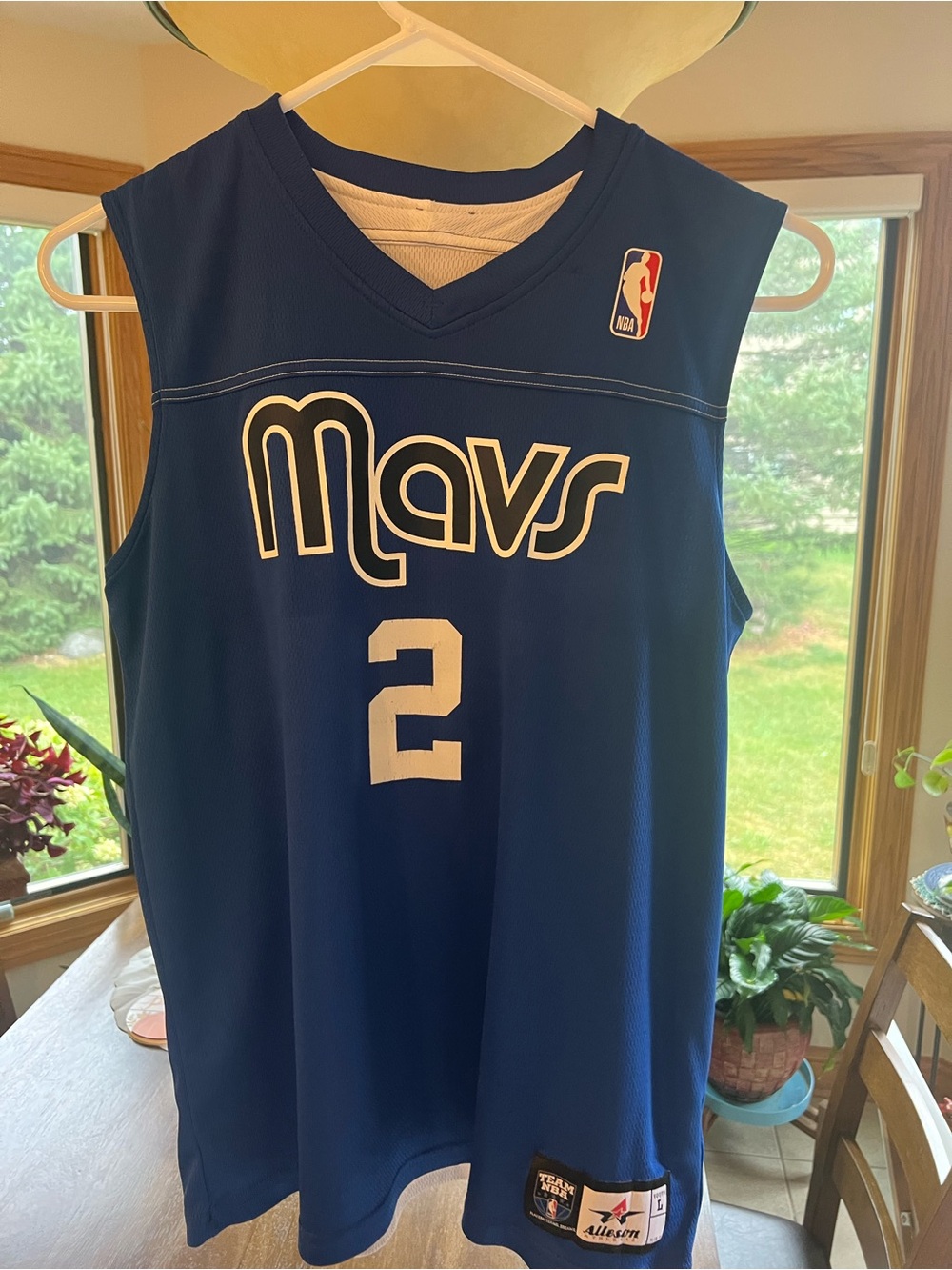Dallas Mavs basketball reversible jersey by Alleson Athletic